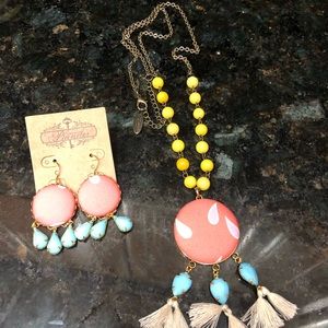 Plunder Necklace and Earring Set